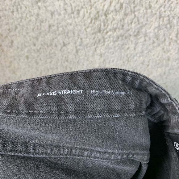 AG Adriano Goldschmied NWT Gray Alexxis Straight High-Rise Jeans Women’s Size 33 - Picture 6 of 8